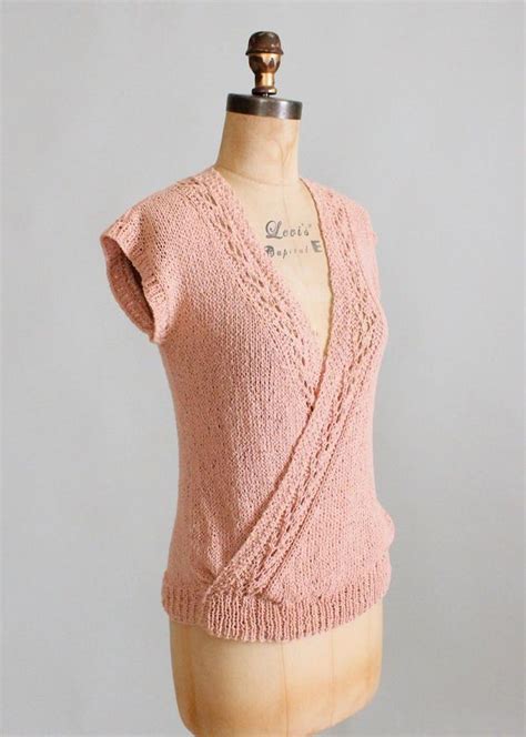 Using too much detergent is occasionally the culprit. Vintage 1980s Summer Knit Layering Sweater - Raleigh Vintage