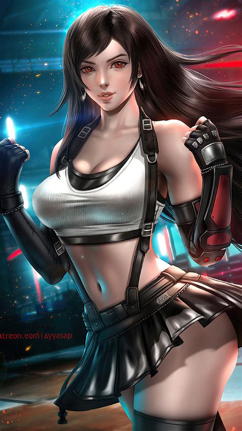 Hey guys, if you ever see. 540x960 Tifa Lockhart Fantasy Art 4k 540x960 Resolution HD ...