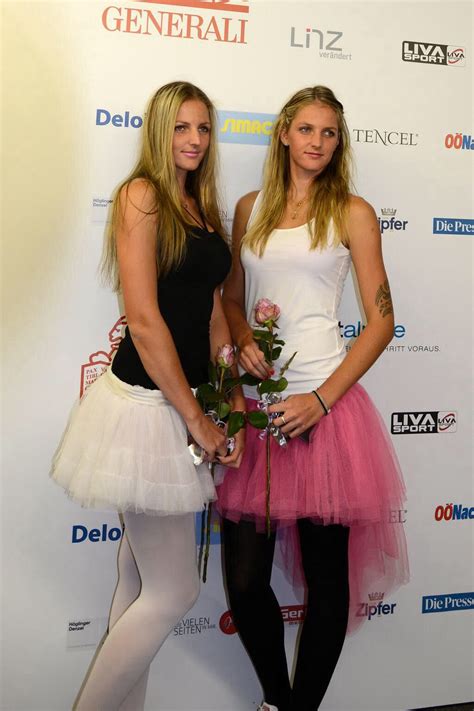 In any event, karolina pliskova recently shared with outside the ball's mayleen ramey about her tattoos, including one on her arm and another on her outer thigh. Karolina and Kristyna Pliskova at the Players Party 2014 ...
