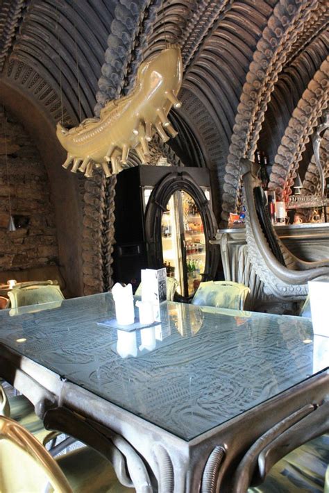 A tribute to hr giger / pencil. Giger Bar Interiors in 2020 | Giger bar, Hr giger art ...