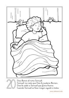 Hannah prays for a son. Samuel Served as a Boy Coloring Page | Children's Bible ...