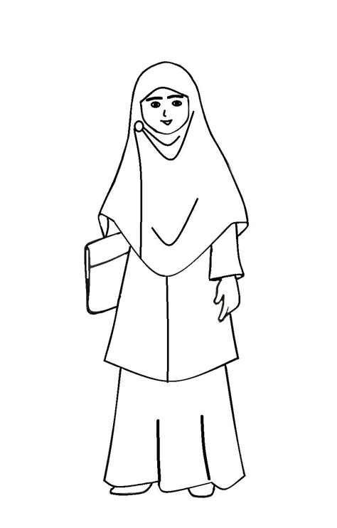 Bisa juga gambar ini dibuat untuk koleksi. 34++ Sketsa Gambar Kartun Wanita Muslimah - Gambar Kartun