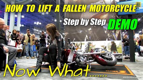 In the video i show how to remove the carburetor and replace the choke cable, or fuel enricher cable, and replace it with a new one. How to lift a fallen Motorcycle - Demonstration at Harley ...