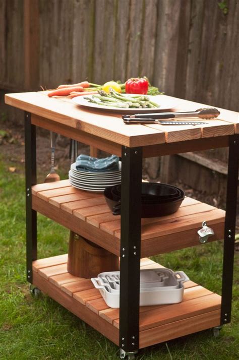 The keter unity xl bbq entertainment patio storage cart is something i was sent to evaluate. Outdoor Prep Station For Bbq / Amazon Com Keter Unity Xl Portable Outdoor Table And Storage ...