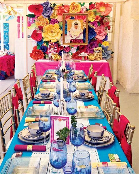 Cinnamon flavored mexican theme dinner. Vibrant & Festive Frida Kahlo Inspired Mexican Party ...