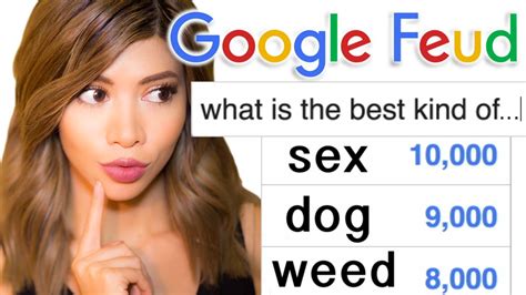 Google feud is the online game we didn't know we were waiting for. I CHALLENGE GOOGLE - Google Feud - YouTube