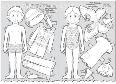 Over 100,000 english translations of german words and phrases. Anziehpuppen Bastelvorlage - Papierpuppen Online Zum ...