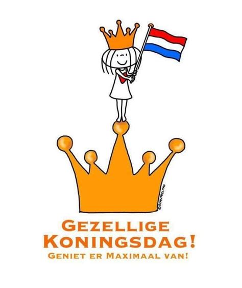 En daar horen natuurlijk ook oranje vlaggen bij! Koningsdag 2020 - De Spetters