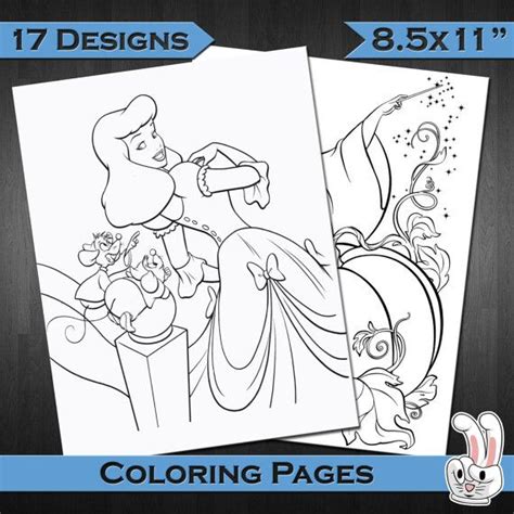 Print cinderella coloring pages for free and color our cinderella coloring! Disney Cinderella - 17 Coloring Pages / Party games ...