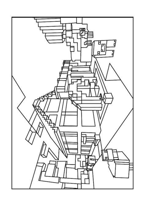 Maybe you would like to learn more about one of these? Printable Coloring Pages Minecraft A Minecraft House ...