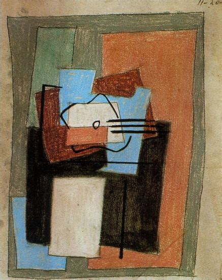 Pablo picasso 1911 still life with a bottle. Pablo Picasso — Still Life with Guitar, 1920