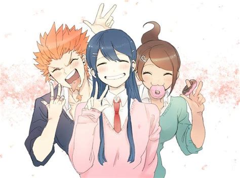 Join now to share and explore tons of collections of awesome wallpapers. Leon Kuwata, Sayaka Maizono and Asahina Aoi // DanganRonpa ...