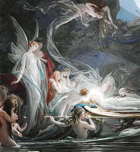 Best prices for high quality funeral program templates. Fairy Funeral by Maximilian Pirner, c. 1888 Deteil in 2020