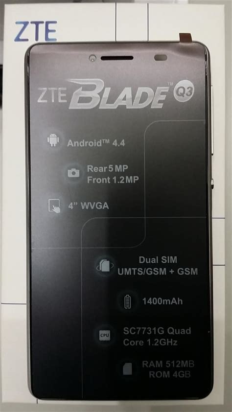 Info updated march 5, 2021. Mobile Solution: ZTE BLADE Q3 Official Firmware Without ...