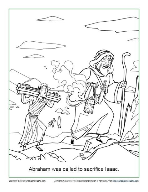 You might also be interested in coloring pages from abraham, misc. Abraham Was Called to Sacrifice Isaac Coloring Page ...