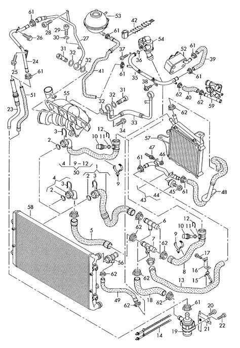 2004 vw jetta engine diagram | my wiring diagram. Volkswagen Jetta Water coolant pipe with water hose ...