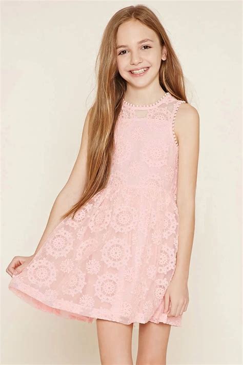 Buy baby clothes online & save time with tu clothing. Girls Quilted A-Line Dress (Kids) | Girl embroidered dress ...