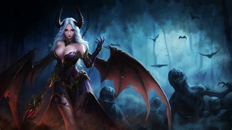 Daily additions of new, awesome, hd fantasy wallpapers for desktop and phones. 1920x1080 Demon Woman 1080P Laptop Full HD Wallpaper, HD Fantasy 4K Wallpapers, Images, Photos ...