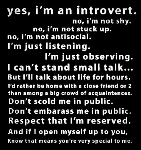 Many introverts actually enjoy spending time around others, with one key caveat—introverts tend 2. Yes, I Am An Introvert! - The Open Mind