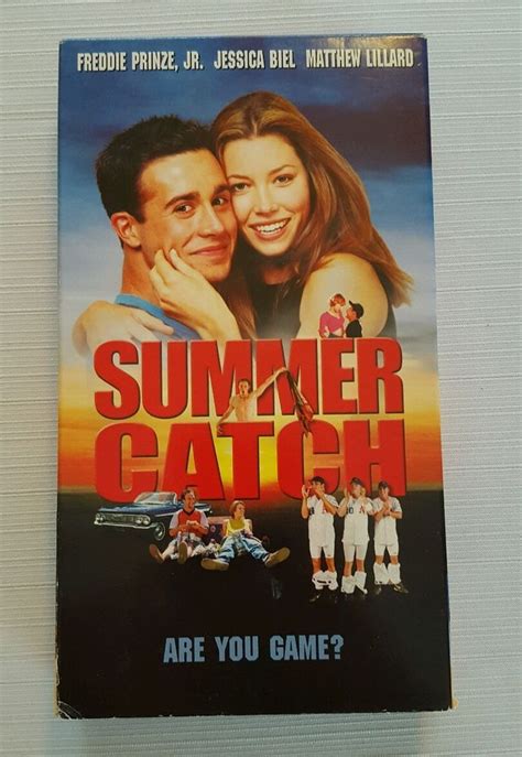 It's a shame to be hitting 190 on the field because you're hitting 700 in some gin mill. Summer Catch (VHS, 2001) Freddie Prinze Jr, Jessica Biel ...