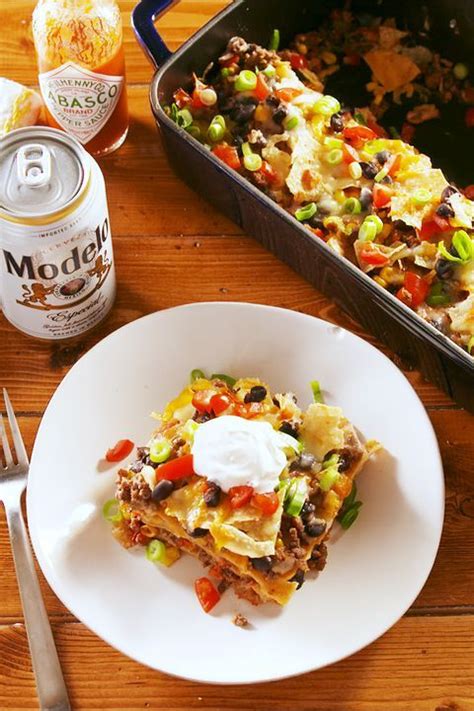 To make this taco casserole, start by cooking onion and some garlic in a little bit of olive oil (or chili oil if you like extra heat!) until it's soft. Cheap And Easy Dinner Recipes So You Never Have To Cook A ...