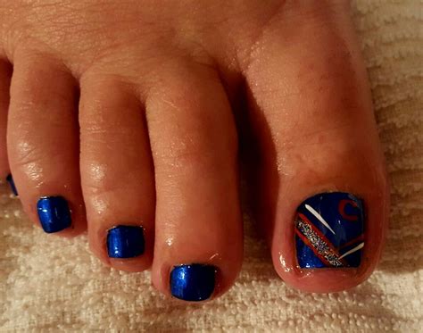 Simple nail art designs are really great if you understand the logic. Chicago Cubs | Baseball nails, Baseball nail art, Nails