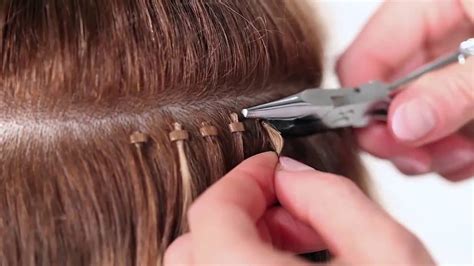 Hair extension is a technique that can help you in extending the length of your hair, increasing the volume of your hair or simply changing your hair style. Di Biase I-Tip Extensions - YouTube