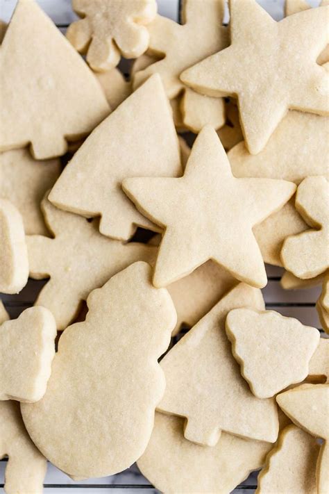 Simple and easy Christmas sugar cookie recipe made without ...