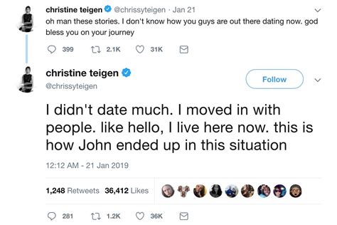 In the piece published monday teigen wrote, i want to go a little further here, thinking of those. Chrissy Teigen's Best Ever Funny Tweets In Honour Of Her ...