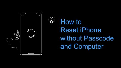 Reset an iphone without a passcode and computer. How to Reset iPhone without Passcode and Computer - YouTube
