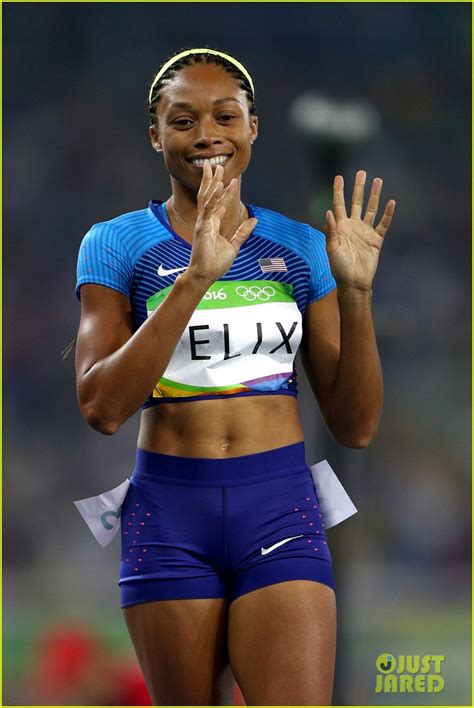 There were times when she wasn't sure she'd ever get back here, to the u.s. Full Sized Photo of allyson felix first place semifinals ...