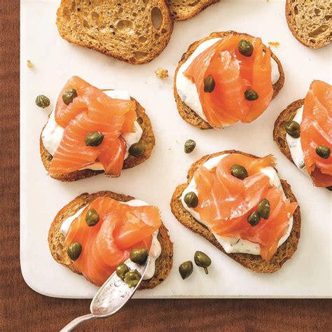 Get great meal help and so much more at wegmans.com. Smoked Salmon on Crostini | Recipe | Wegmans recipe, Recipes, Food