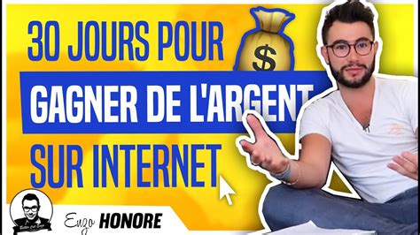 Offres d'emploi pour exercer un travail complémentaire ou à temps plein sur le web en restant chez soi. 30 JOURS POUR GAGNER DE L'ARGENT SUR INTERNET - YouTube