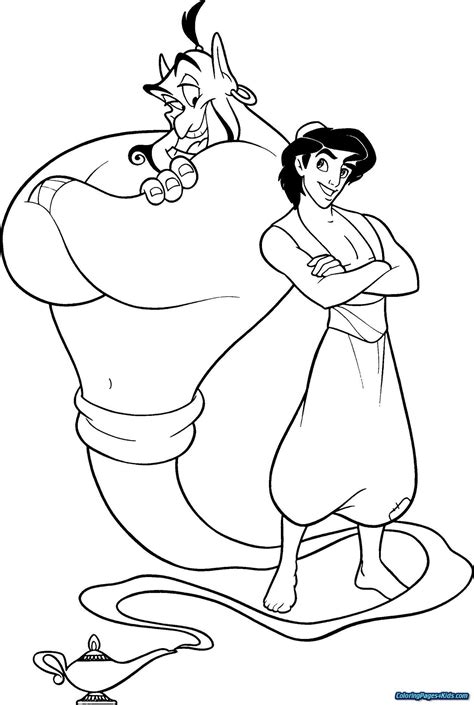 Read on to learn more about m. Genie Coloring Pages Disney - Printable Coloring