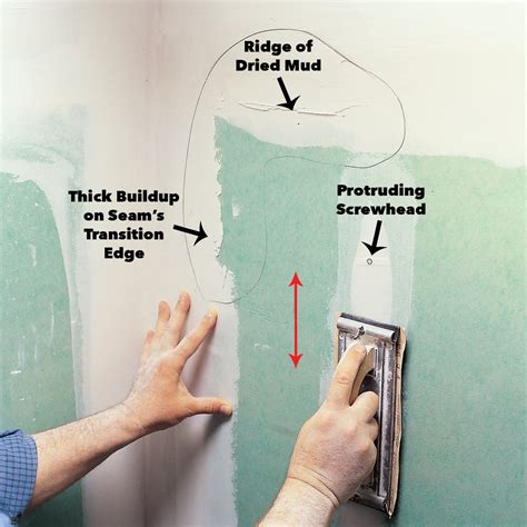 I recently had a troublesome drywall ceiling seam repaired by a friend and his crew. How to Sand Drywall | Diy sanding, Drywall, Drywall repair