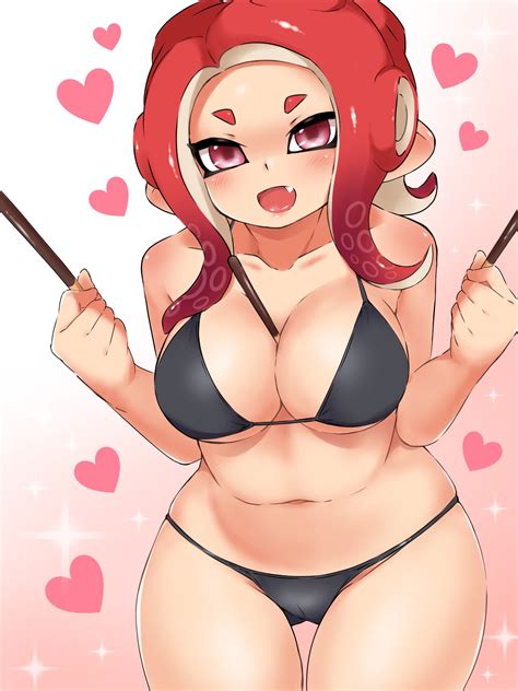 If you have a collection from a single artist, you still need to post. Rule 34 - bikini breasts octoling pocky splatoon | 3480942
