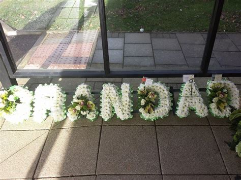 The funeral flower wishes for the granddad can be sent with funeral white flowers along with condolence and memorial notes. Grandad | Funeral, Wreaths, Arrangement