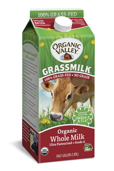 Whole Grassmilk, Ultra Pasteurized, Half Gallon