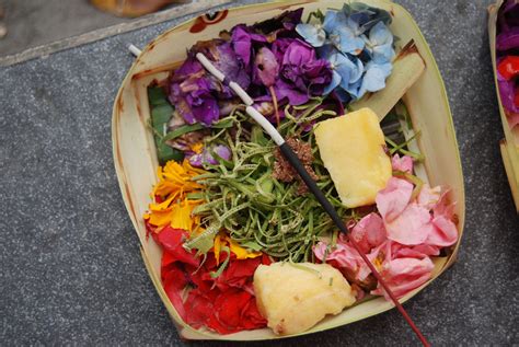 The exact day of the festival is decided according to the hindu calendar. Balinese Hindu daily offering | Food, Salad, Cobb salad