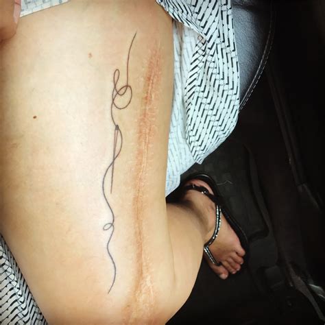 We did not find results for: Needle and Thread Tattoo near scar. Finally got it done ...