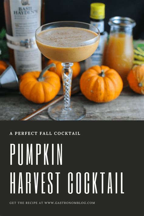 Pumpkin Harvest Cocktail - bourbon whiskey, pumpkin, cream ...