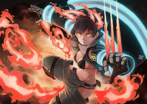 1920 x 1080 47 png. Anime Wallpaper HD: Maki Oze Fire Force Wallpaper