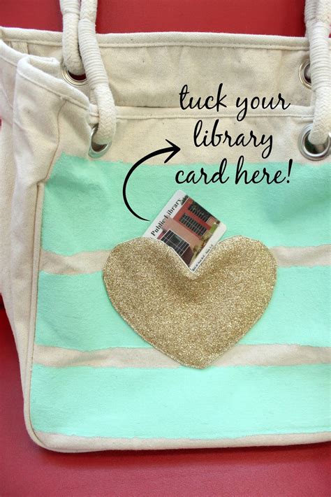 Library cards expire after three (3) years. EAT+SLEEP+MAKE: DIY Library Tote with Library Card Pocket