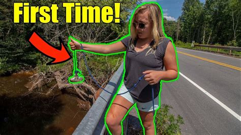 Something of the subject is found in the object? I Took Her Magnet Fishing And Found Something Crazy - YouTube