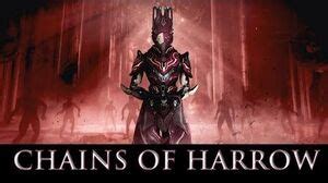 You need to set your matchmaking setting to solo in order to access the glowing orb in your personal quarters. Chains of Harrow | WARFRAME Wiki | FANDOM powered by Wikia