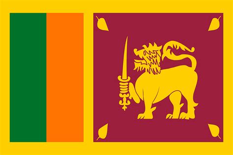 Sri lanka, offiziell die demokratische sozialistische republik sri lanka ist ein land in südasien, auf der insel ceylon (unter diesem flagge. Sri Lanka Flagge - fremdenverkehrsbuero.info