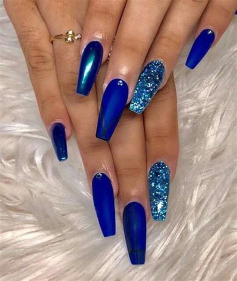 The latest tweets from cerno (@cernovich). Pin by Veronika on Arte de uñas | Blue coffin nails, Long nails, Prom nails