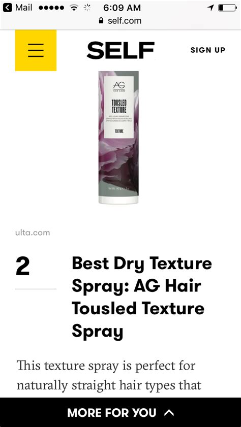 It adds light, airy volume that looks and feels natural. Texturizing spray image by S God on Things I want | Ag ...