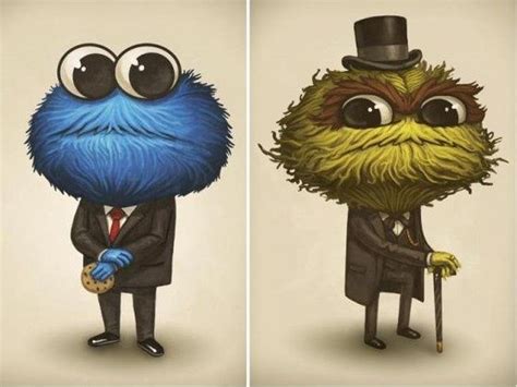 #mikemitchell #mikeland @ austin, texas. Cookie Monster & Oscar the Grouch---very diginified | Jim ...