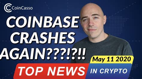 The bitcoin price chart raised up to another mountain peak. CoinBase down again!!! - Bitcoin Today May 11 2020 - YouTube